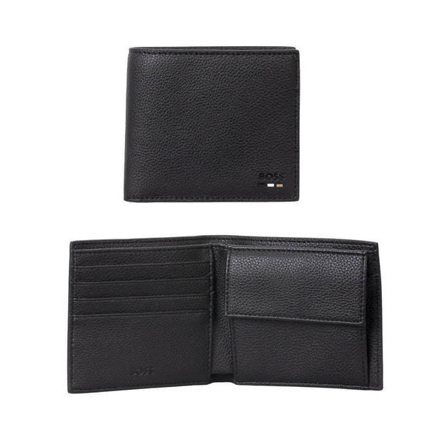 BOSS Black Ray_4 cc coin Wallet S2-24 001 Black