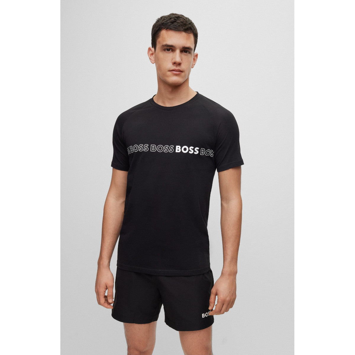 BOSS Black T-Shirt RN Slim Fit  001 Black