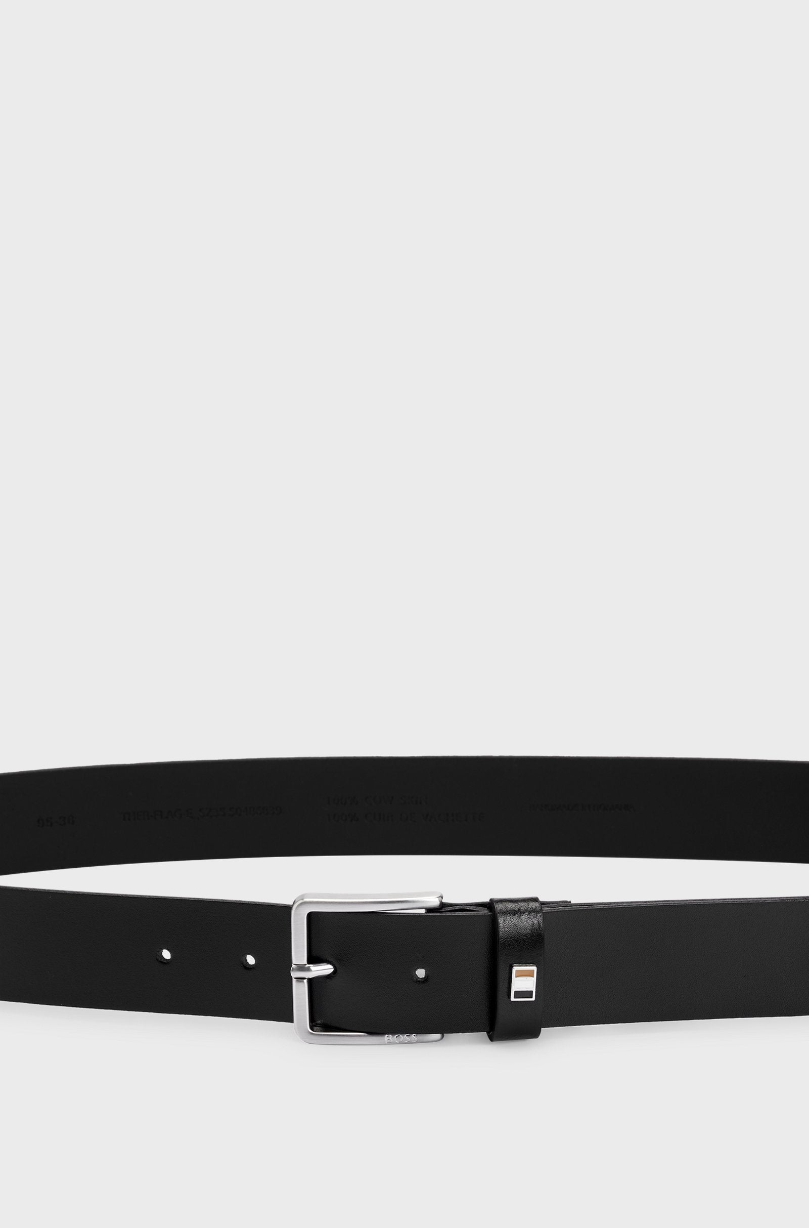 BOSS Black Ther-Flag-E_Sz35 Belt 10247900 001 Black