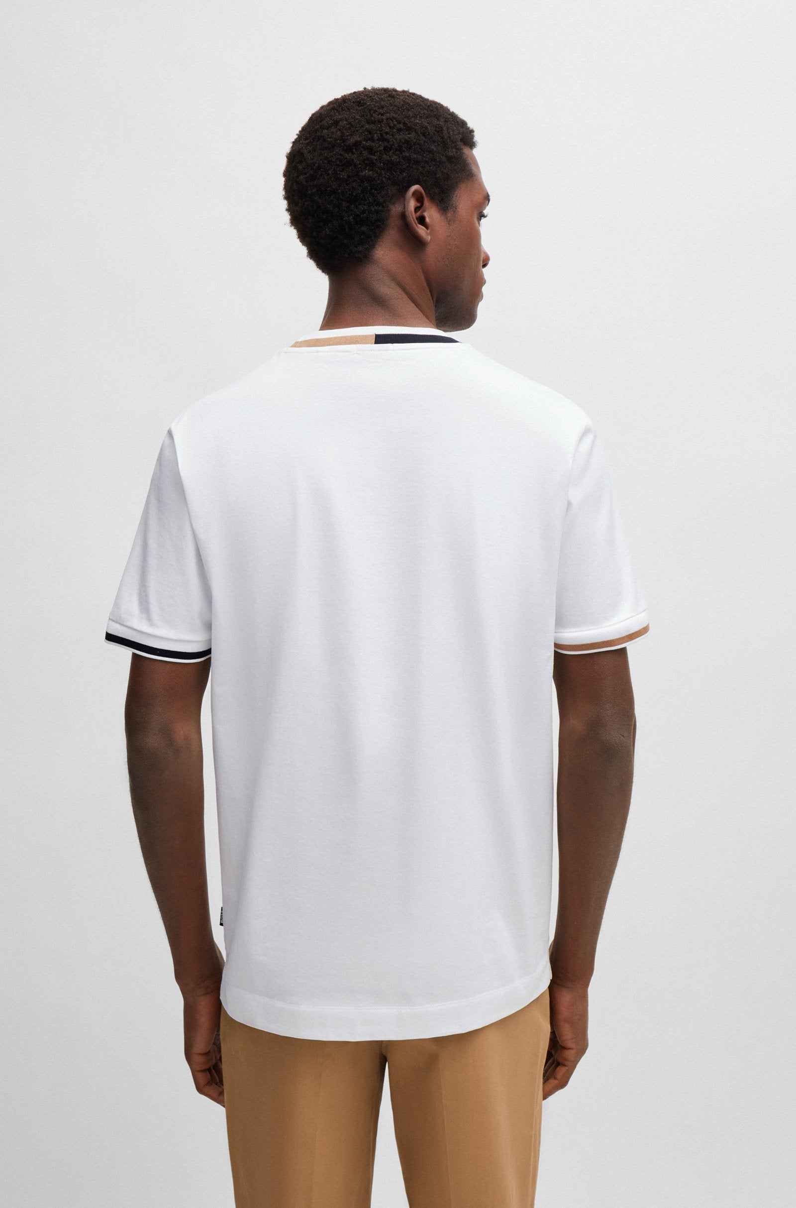BOSS Black Thompson211 T-Shirt 10258145 100 White