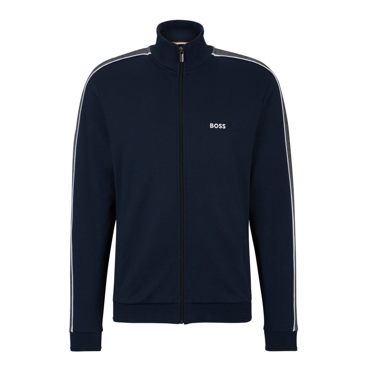 BOSS Black Tracksuit Jacket 10166548 403 Dk Blue – Frank Bird