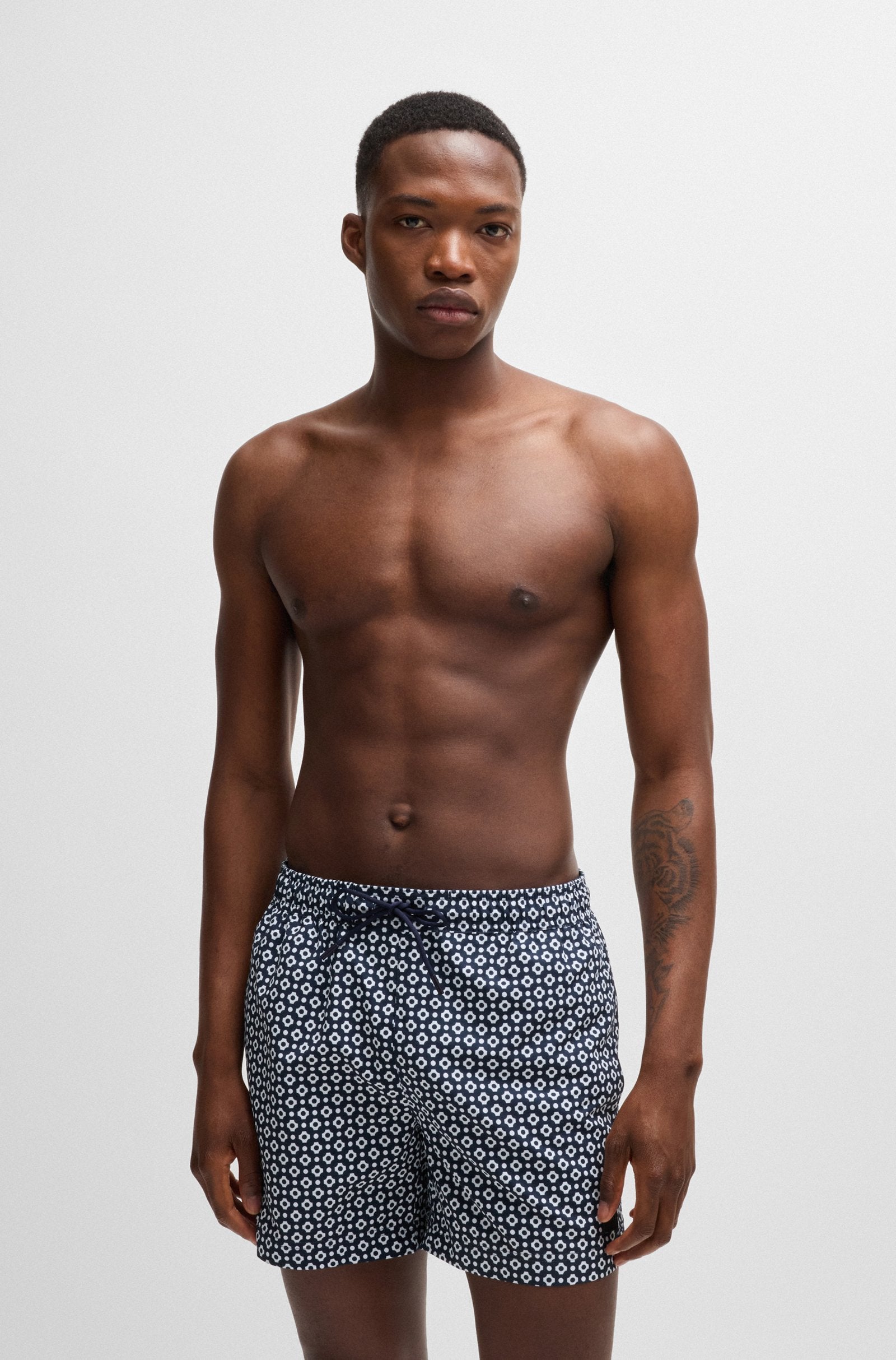 BOSS Black Vibe Swim Shorts 413 Navy