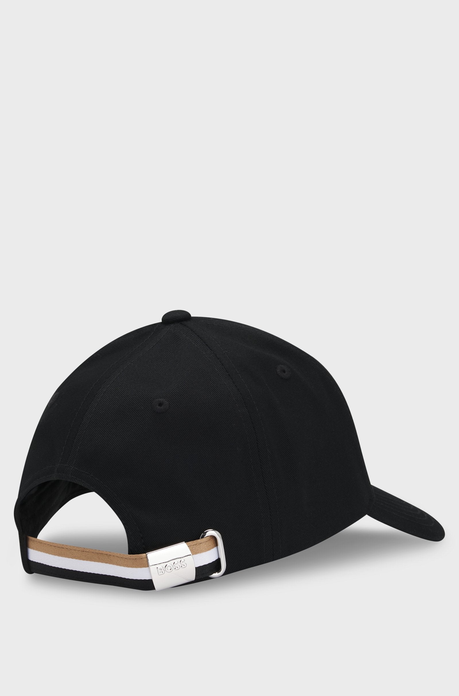 BOSS Black Zed-BOSS-Stripe Hat 001 Black