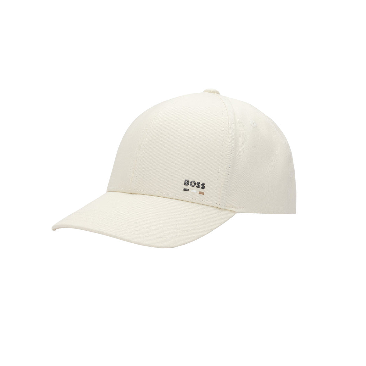 BOSS Black Zed-BOSS-Stripe Hat 131 Open White