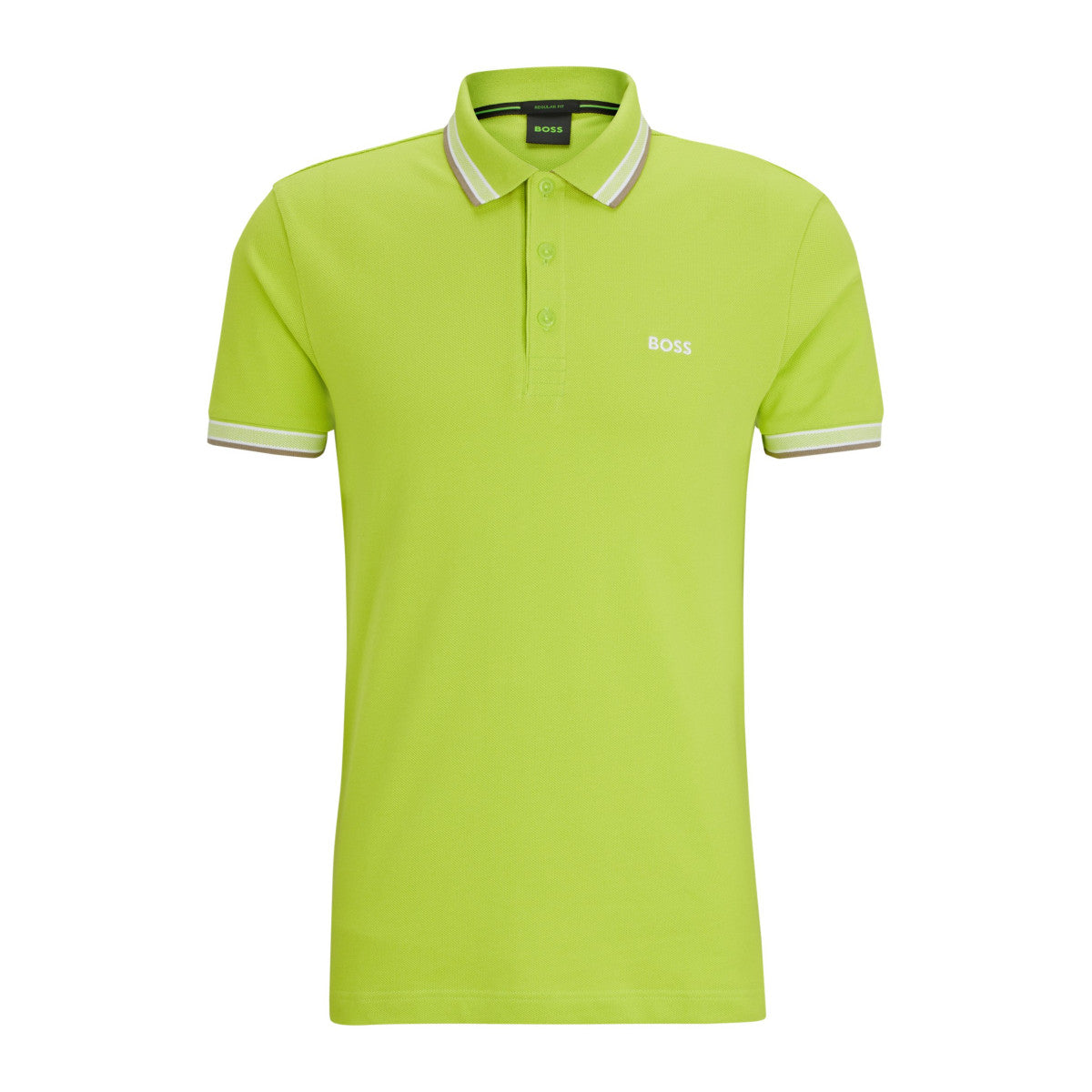 BOSS Green Paddy Polo Shirt 10241663 327 Bright Green