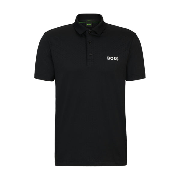 BOSS Green Paddytech Polo Shirt 10259053 001 Black