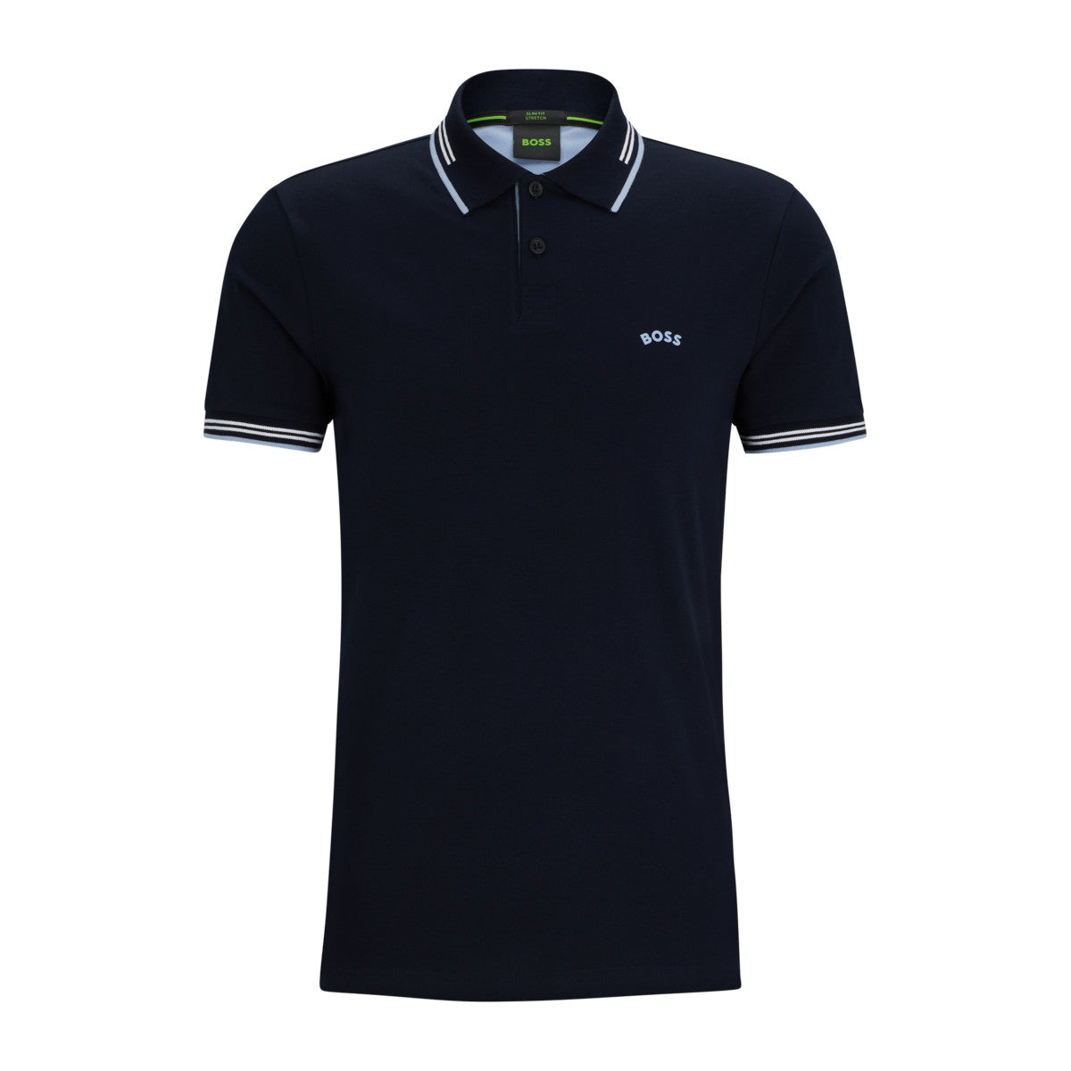 BOSS Green Paul Curved Polo Shirt 10241733 409 Dark Blue