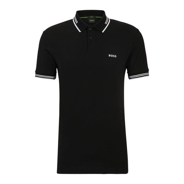 BOSS Green Paul Polo Shirt 10255848 003 Black