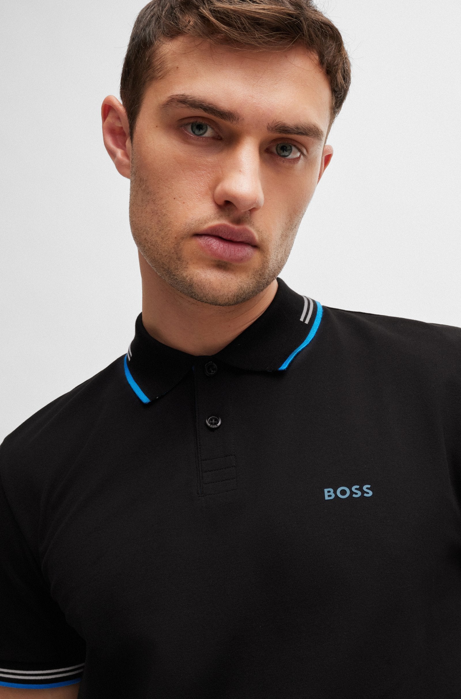 BOSS Green Paul Polo Shirt S2-24 004 Black