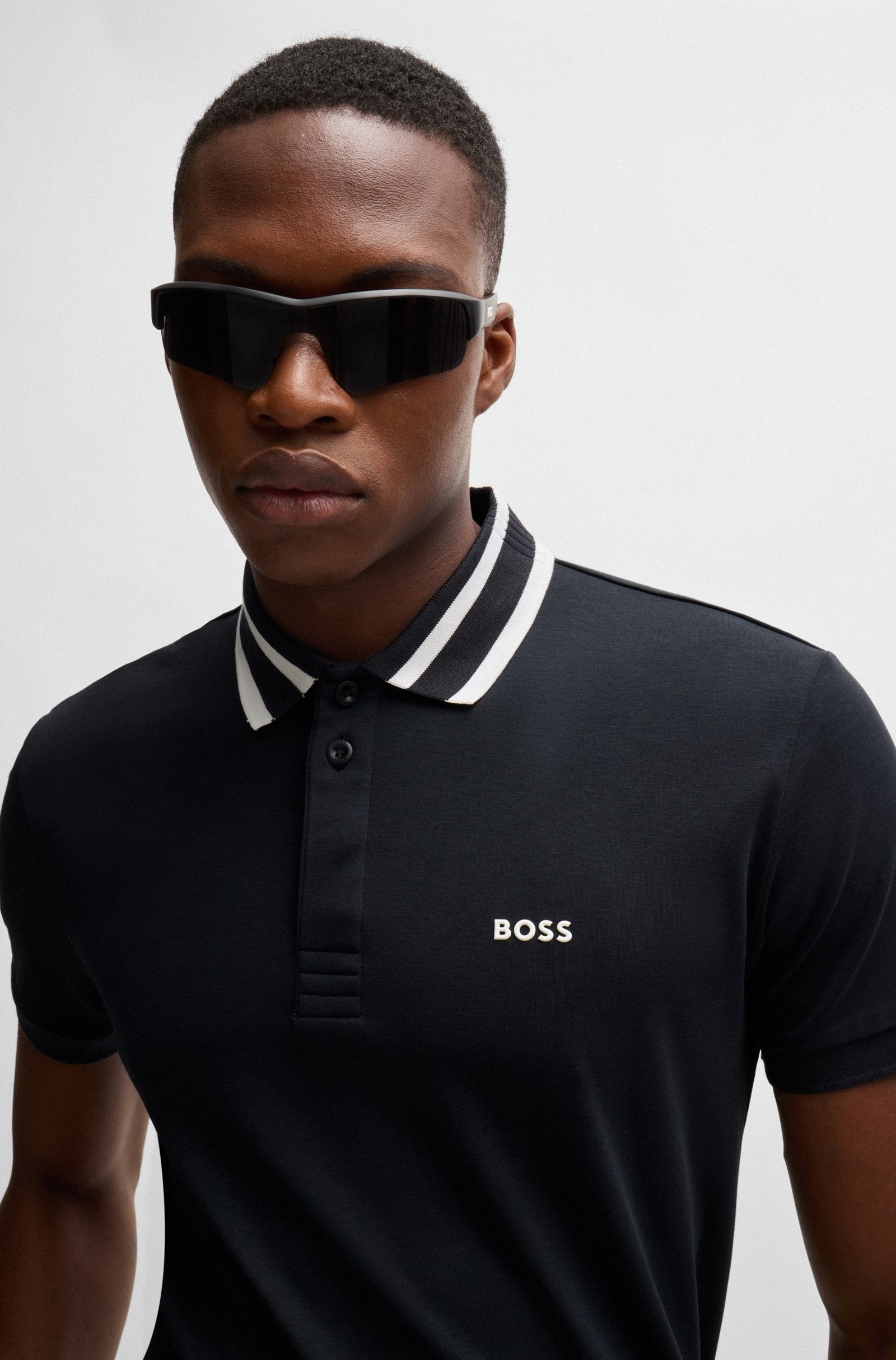 BOSS Green Paule Polo Shirt A1-24 402 Dk Blue