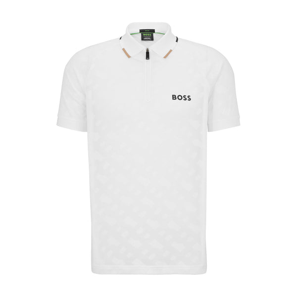 BOSS Green Philix MB 2 Polo Shirt 100 White