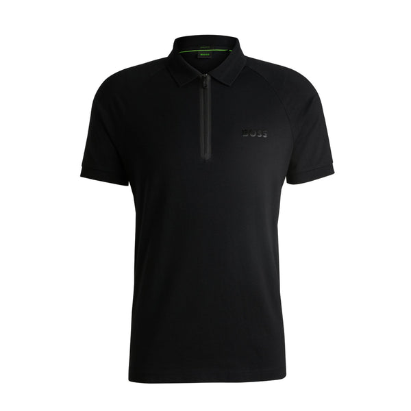 BOSS Green Philix Mirror Polo Shirt 001 Black