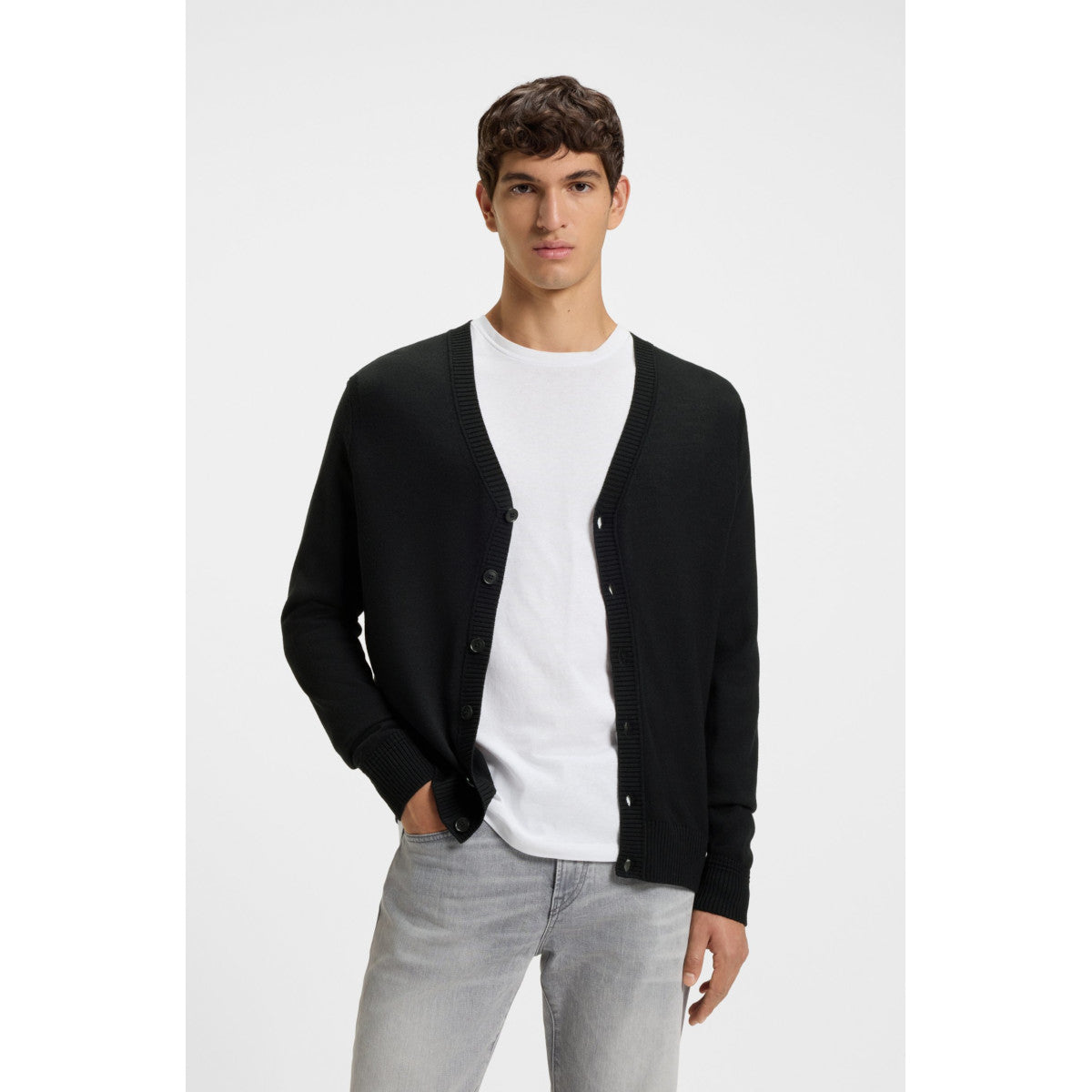 BOSS Orange Avac_CD Sweater 001 Black