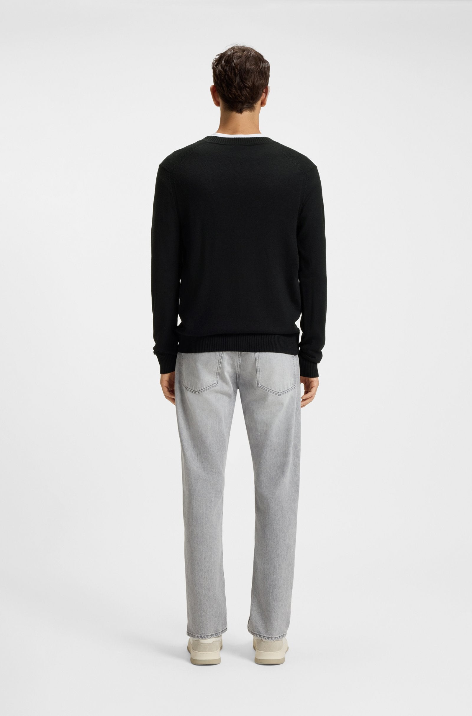 BOSS Orange Avac_CD Sweater 001 Black