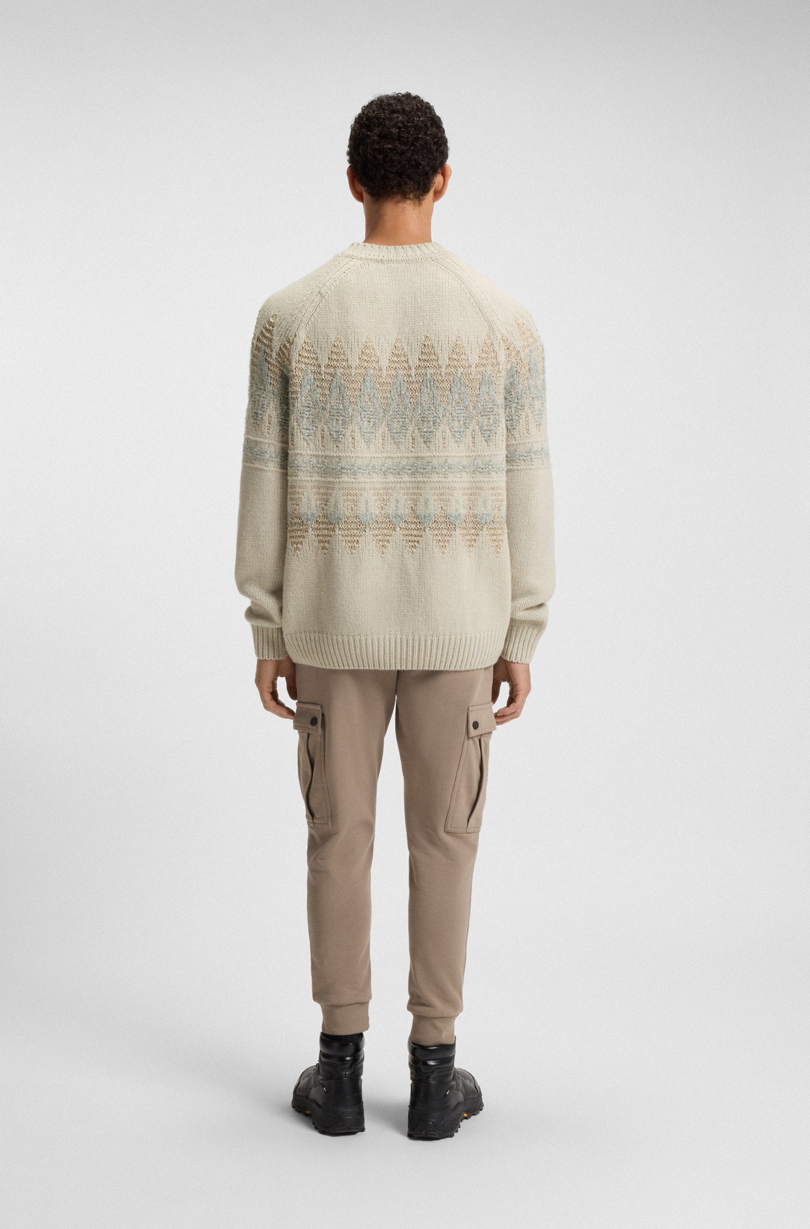 BOSS Orange Karombo Sweater 271 L Beige