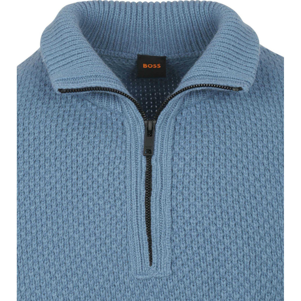 BOSS Orange Kurano Sweater 472 Open Blue