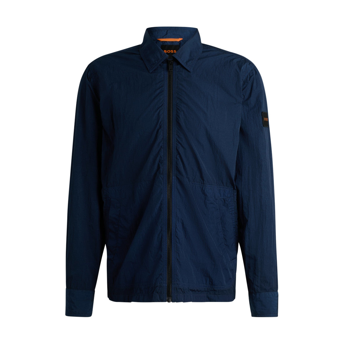 BOSS Orange Leejay_M Overshirt 10260256 464 Open Blue