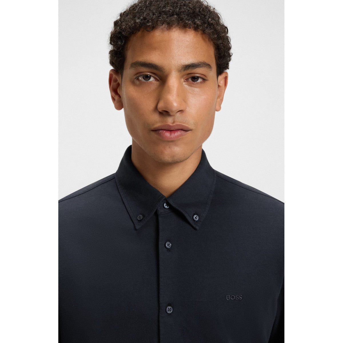 BOSS Orange Myjersey_M Shirt A1-25 404 Dk Blue