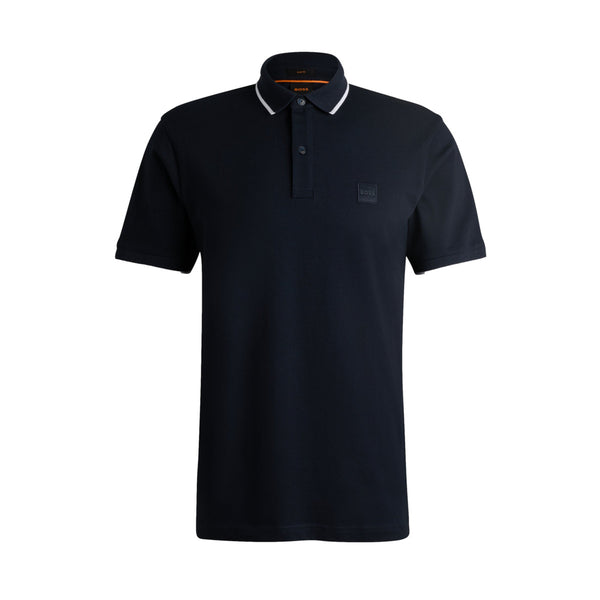 BOSS Orange Passertip Polo Shirt A2-24 404 Dk Blue