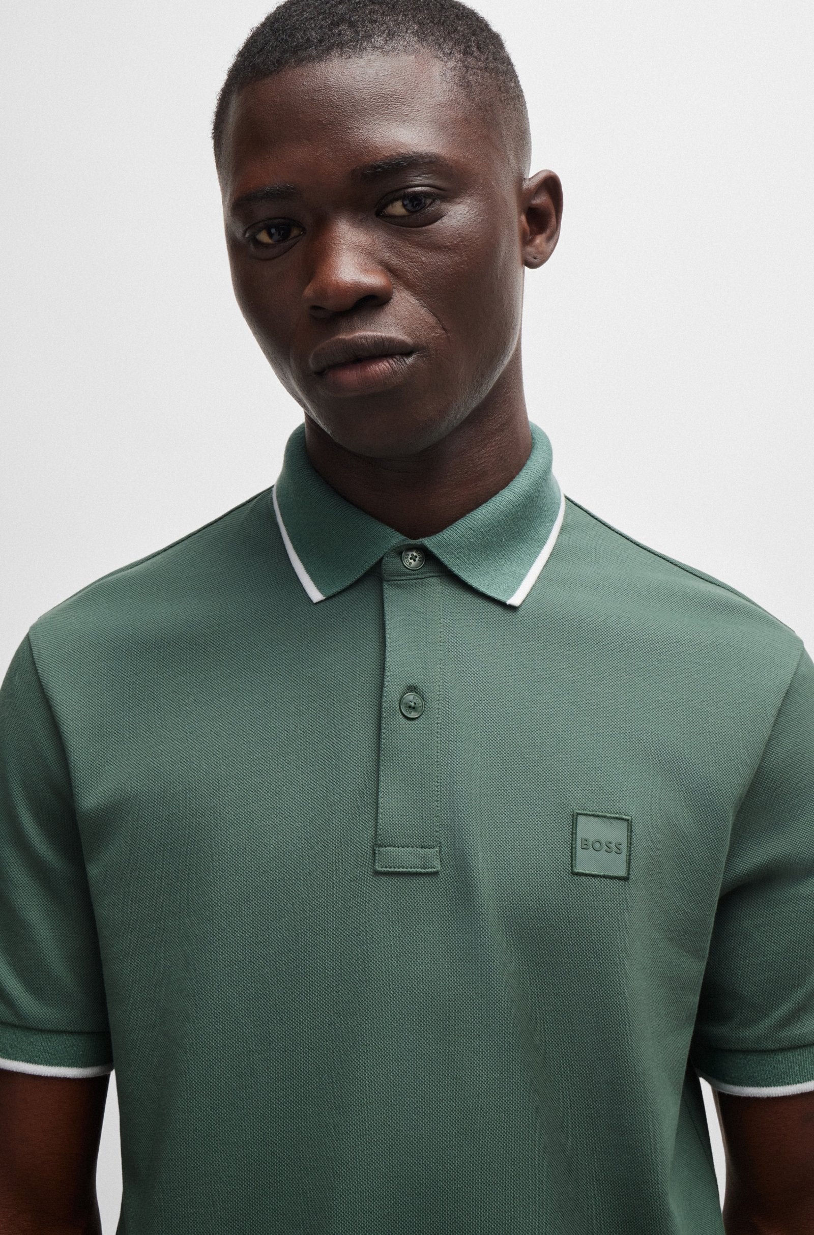 Boss green polo shirt hot sale