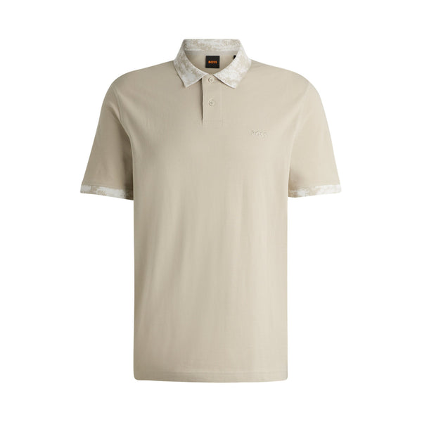 BOSS Orange PeCamo Polo Shirt 10262670 271 L Beige