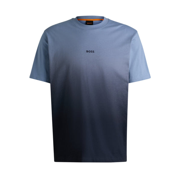 BOSS Orange Te_Gradient T-Shirt 10261765 464 Open Blue