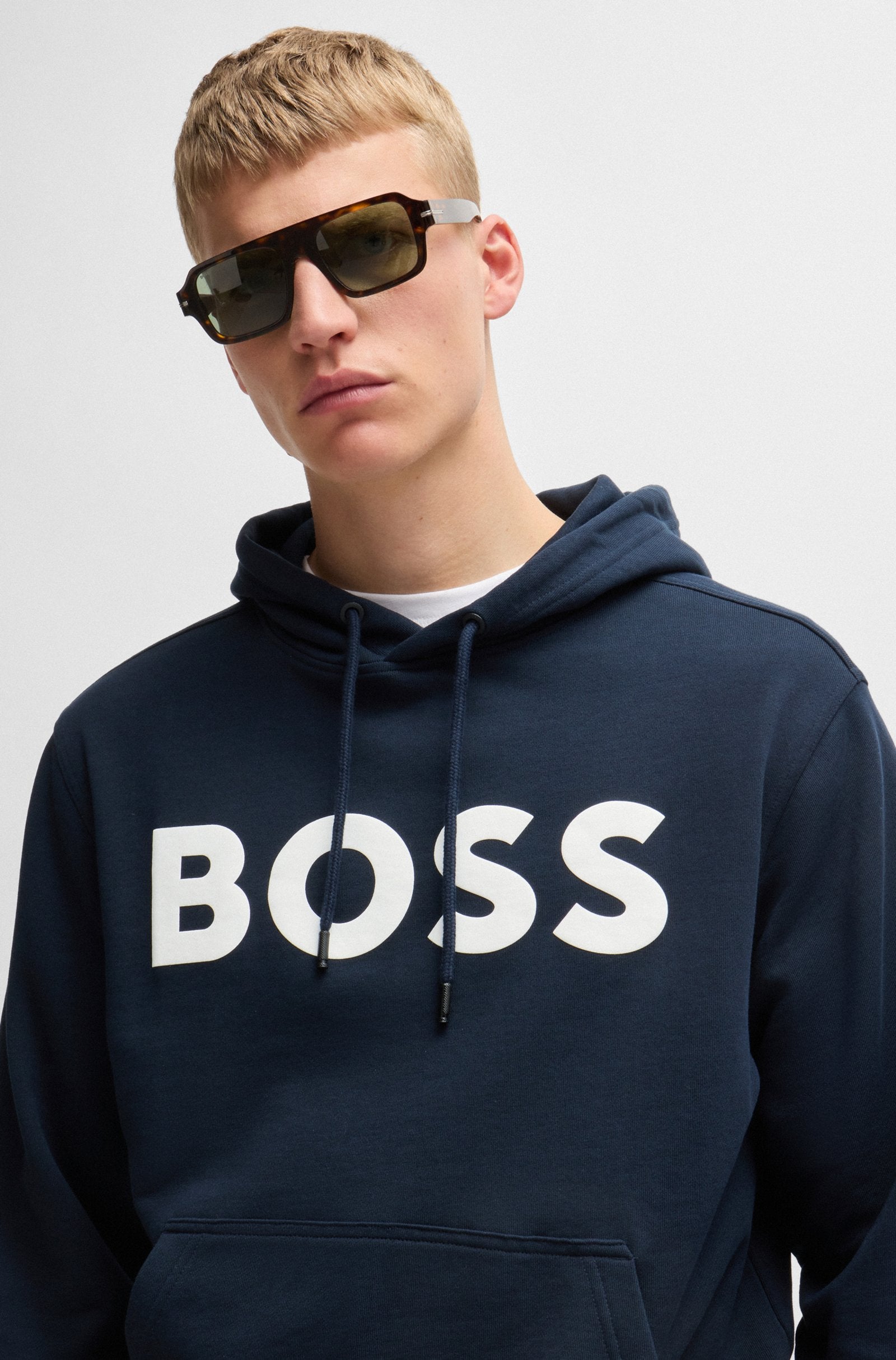 BOSS Orange Webasic_Hoody 404 Dk Blue