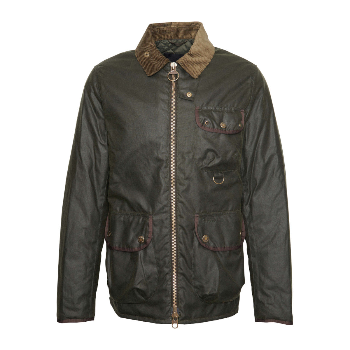 Barbour Angler Wax Jacket OL52 Olive