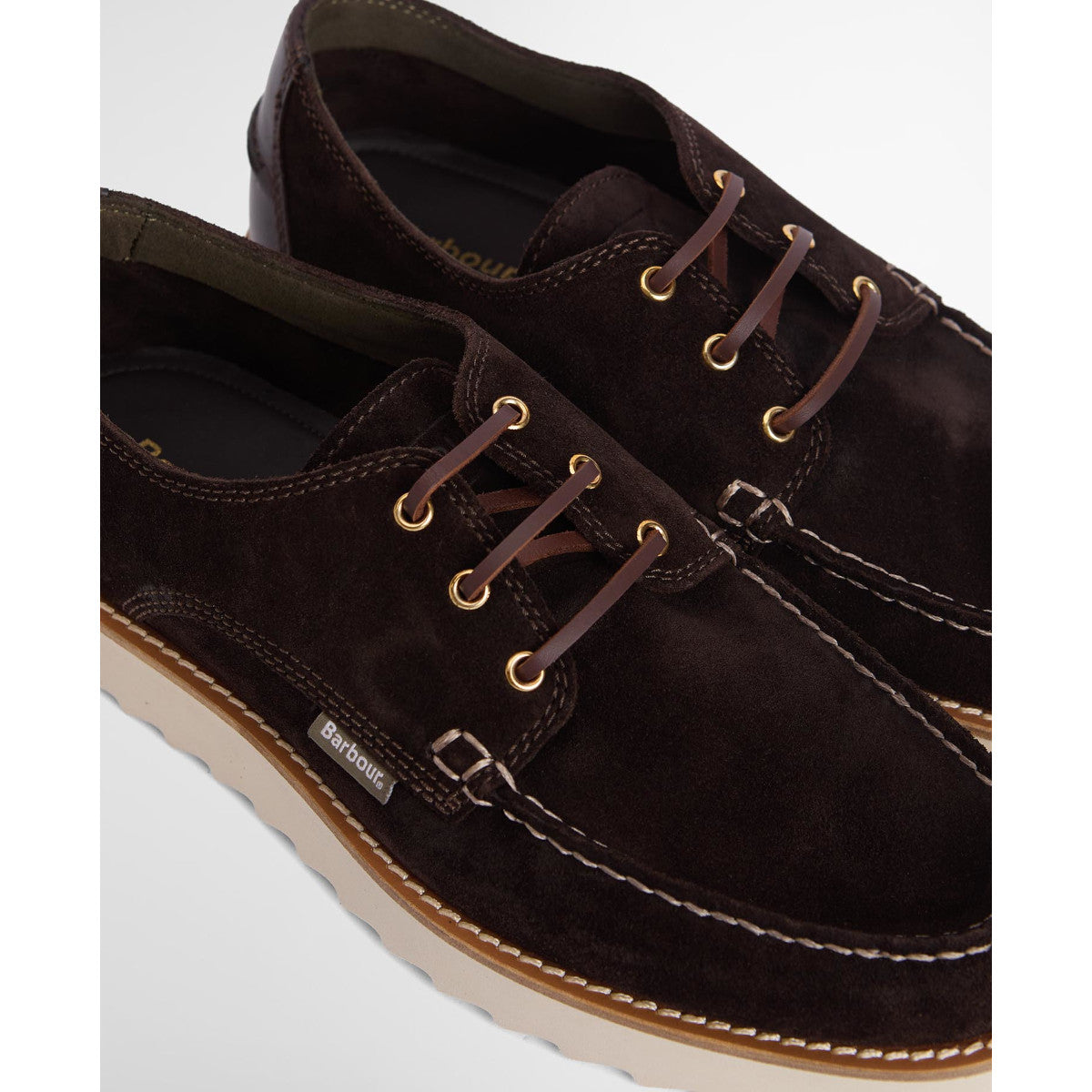 Barbour Aydon Derby Shoes BR35 Dark Brown