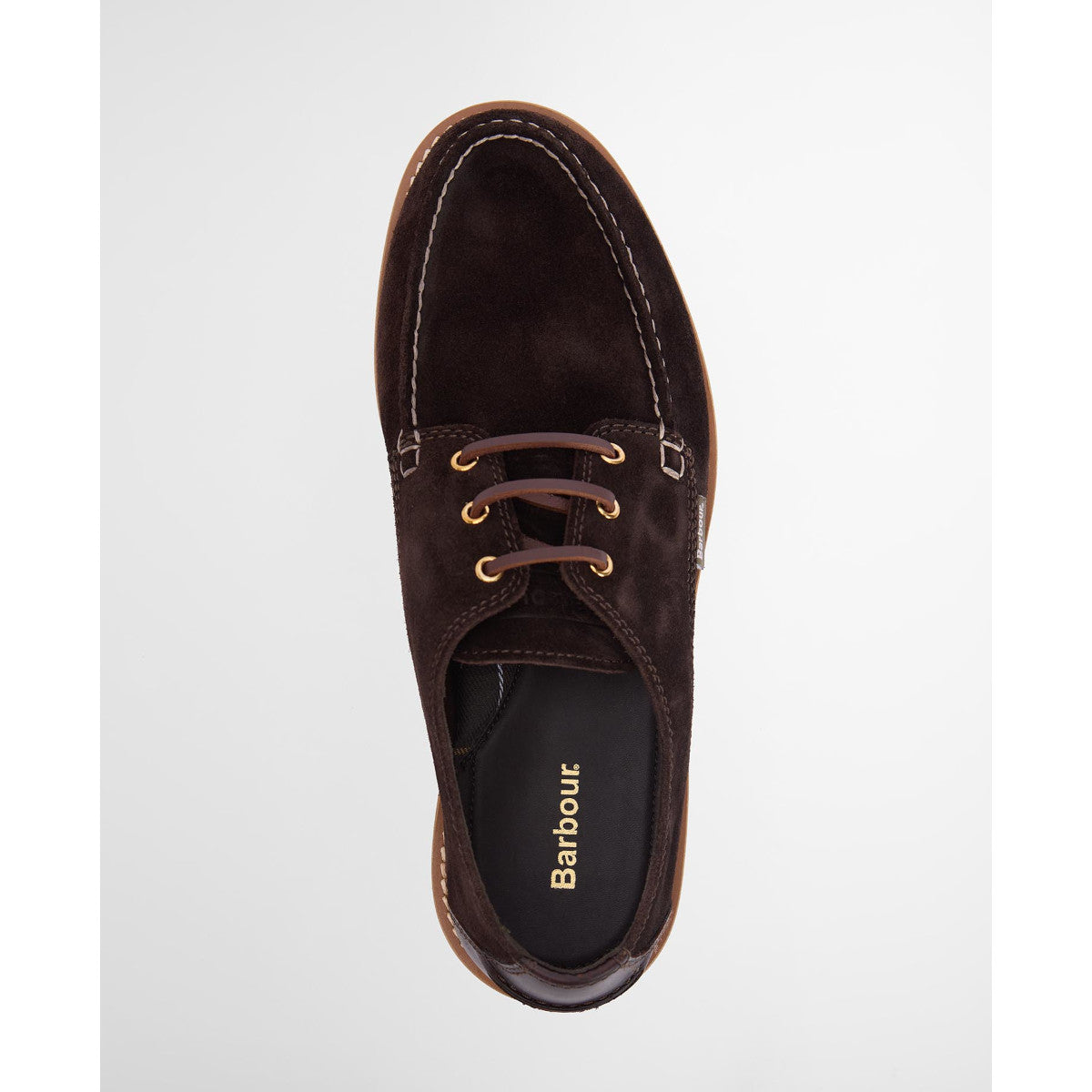 Barbour Aydon Derby Shoes BR35 Dark Brown