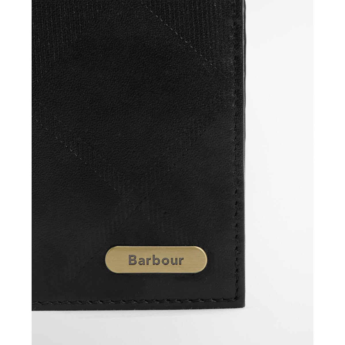 Barbour Brunton Leather Wallet BK31 Black
