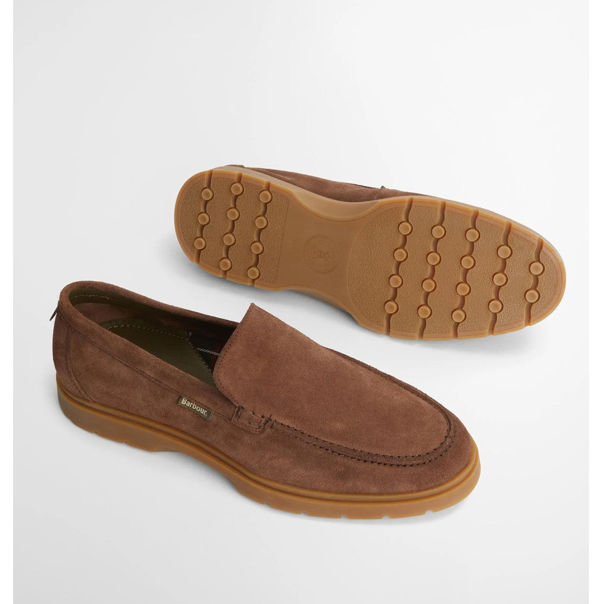 Barbour Carty Suede Loafer BR95 Brown