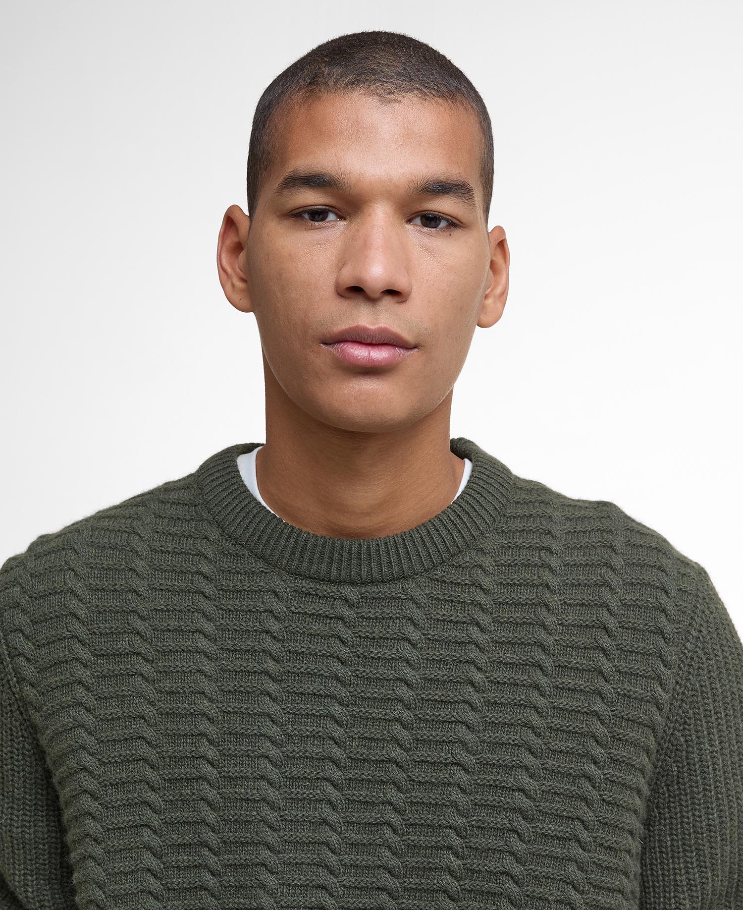Barbour Cleveland Crew Sweater GN74  Green