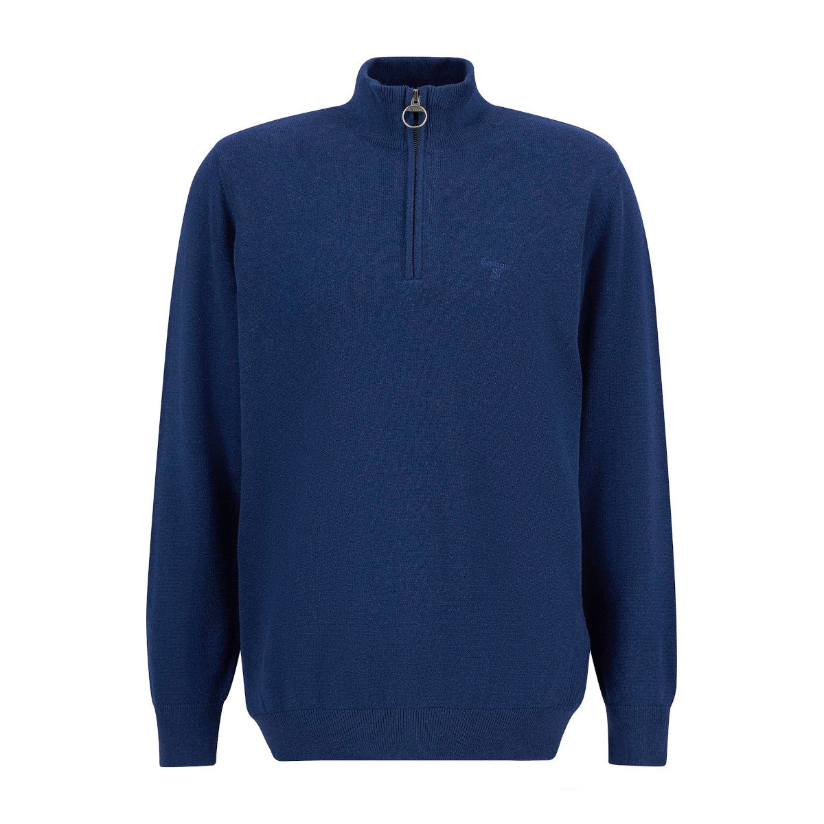 BarbourCottonHalfZipSweaterBU11InkyMarl__1