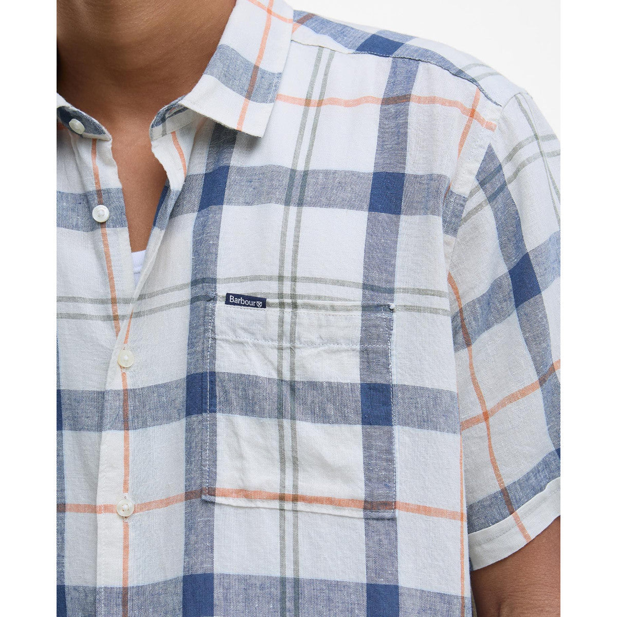 Barbour Croft SS Summer Shirt TN98  Sea Haze Tartan