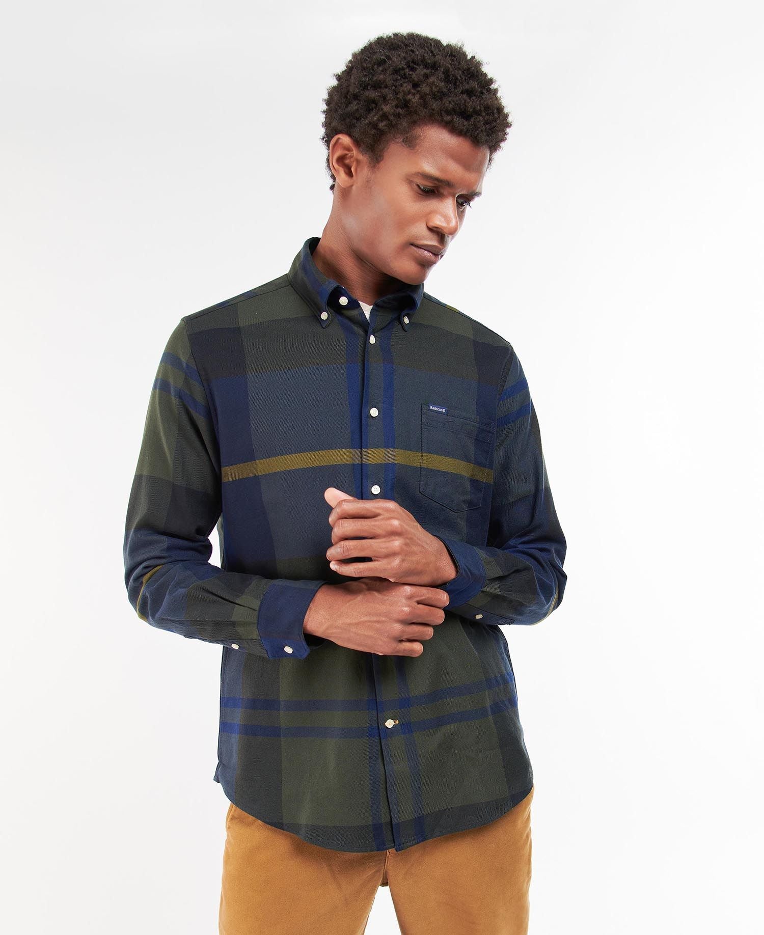 Barbour Dunoon TF Shirt TN28 Olive Night