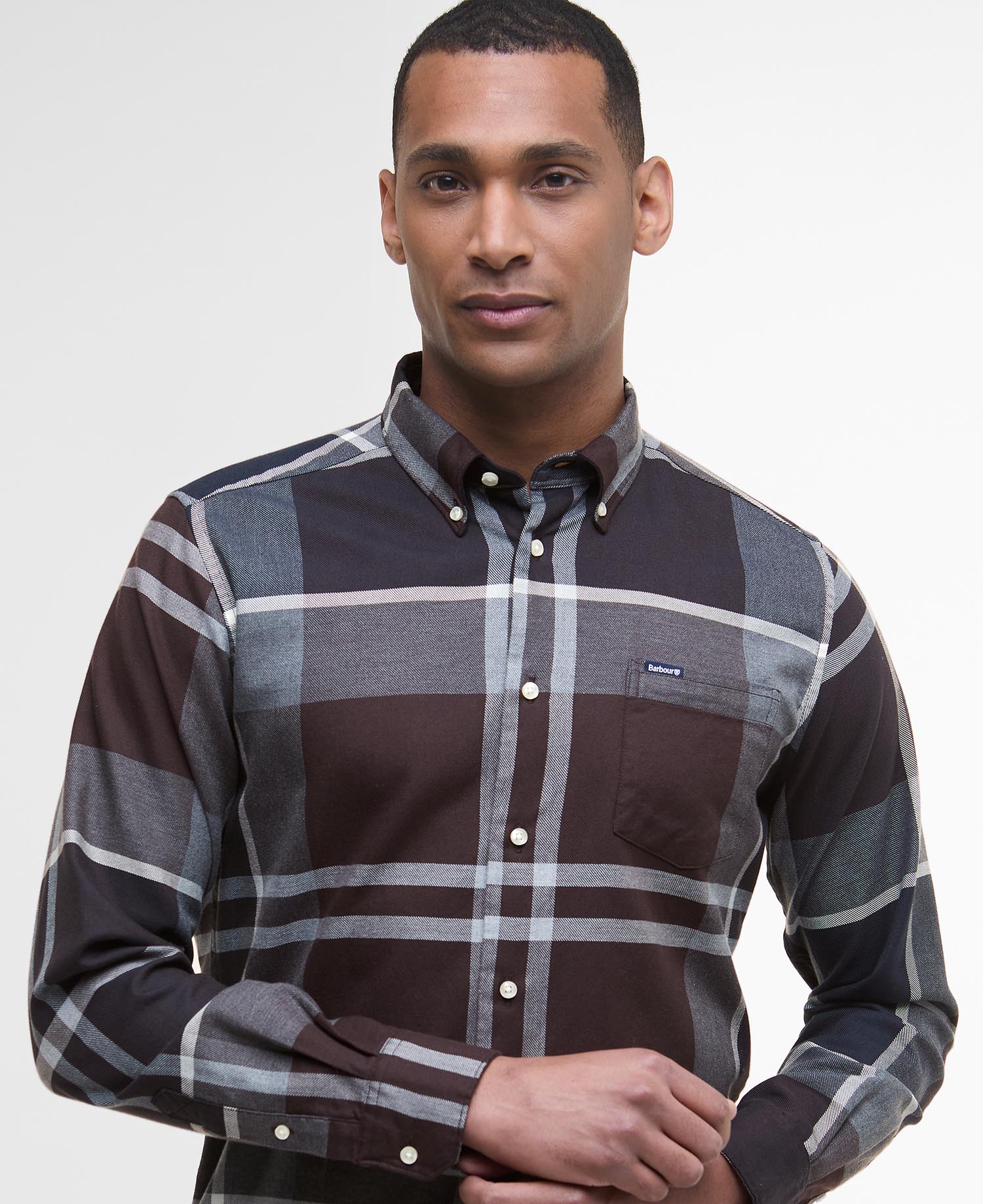 Barbour Dunoon  TF Shirt TN38  Midnight Oak Tartan