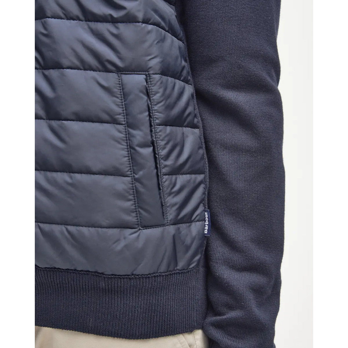 Barbour Ess Carn Zip Sweater NY91 Navy