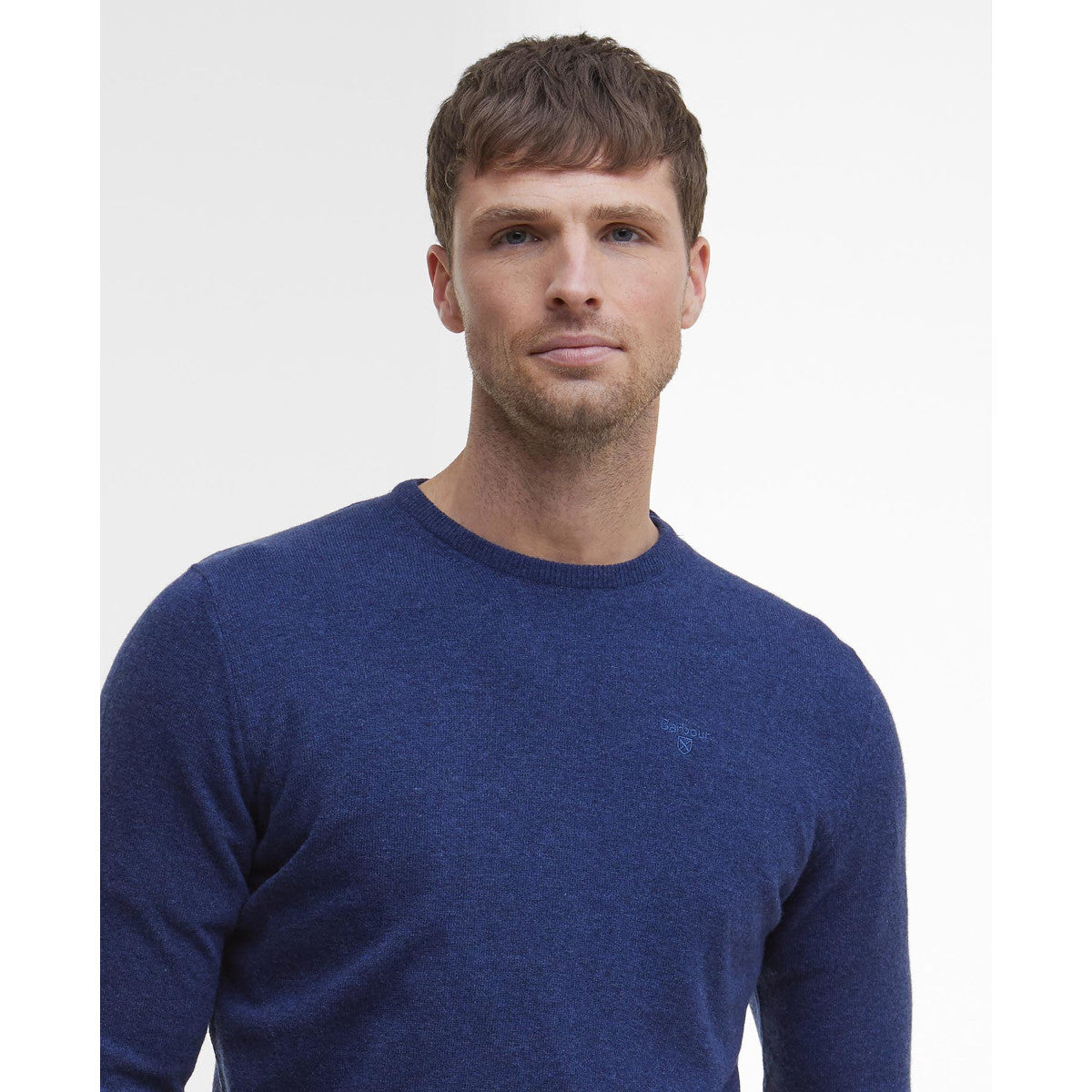 Barbour Ess Wool Crew Sweater BL71 Blue