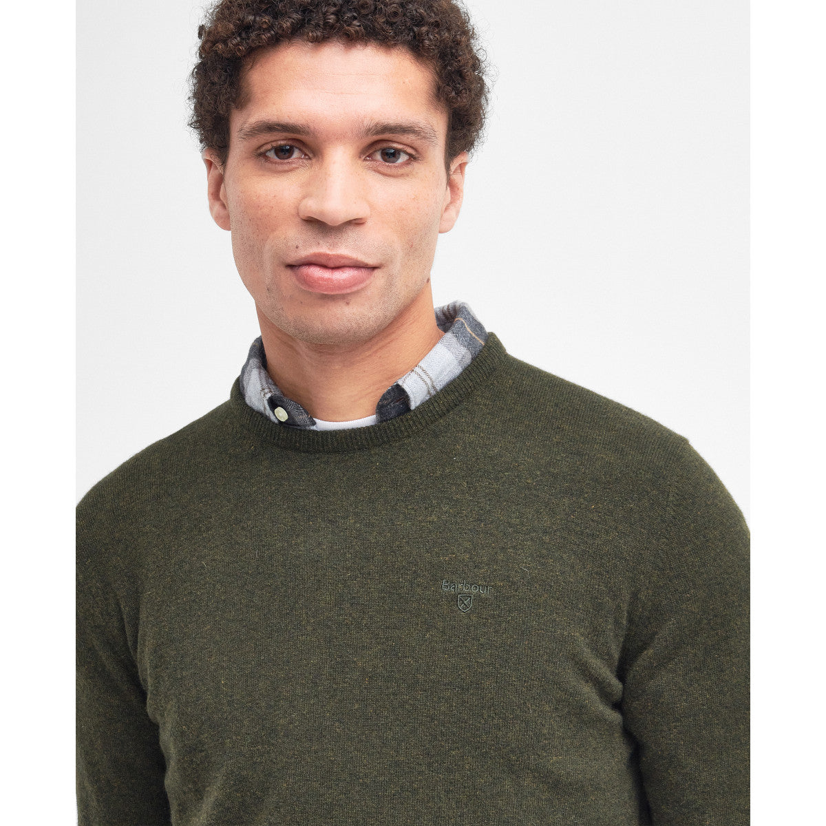 Barbour Ess Wool Crew Sweater GN71  Green