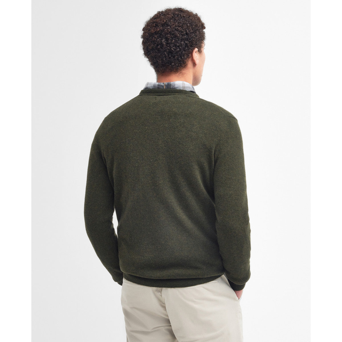 Barbour Ess Wool Crew Sweater GN71  Green