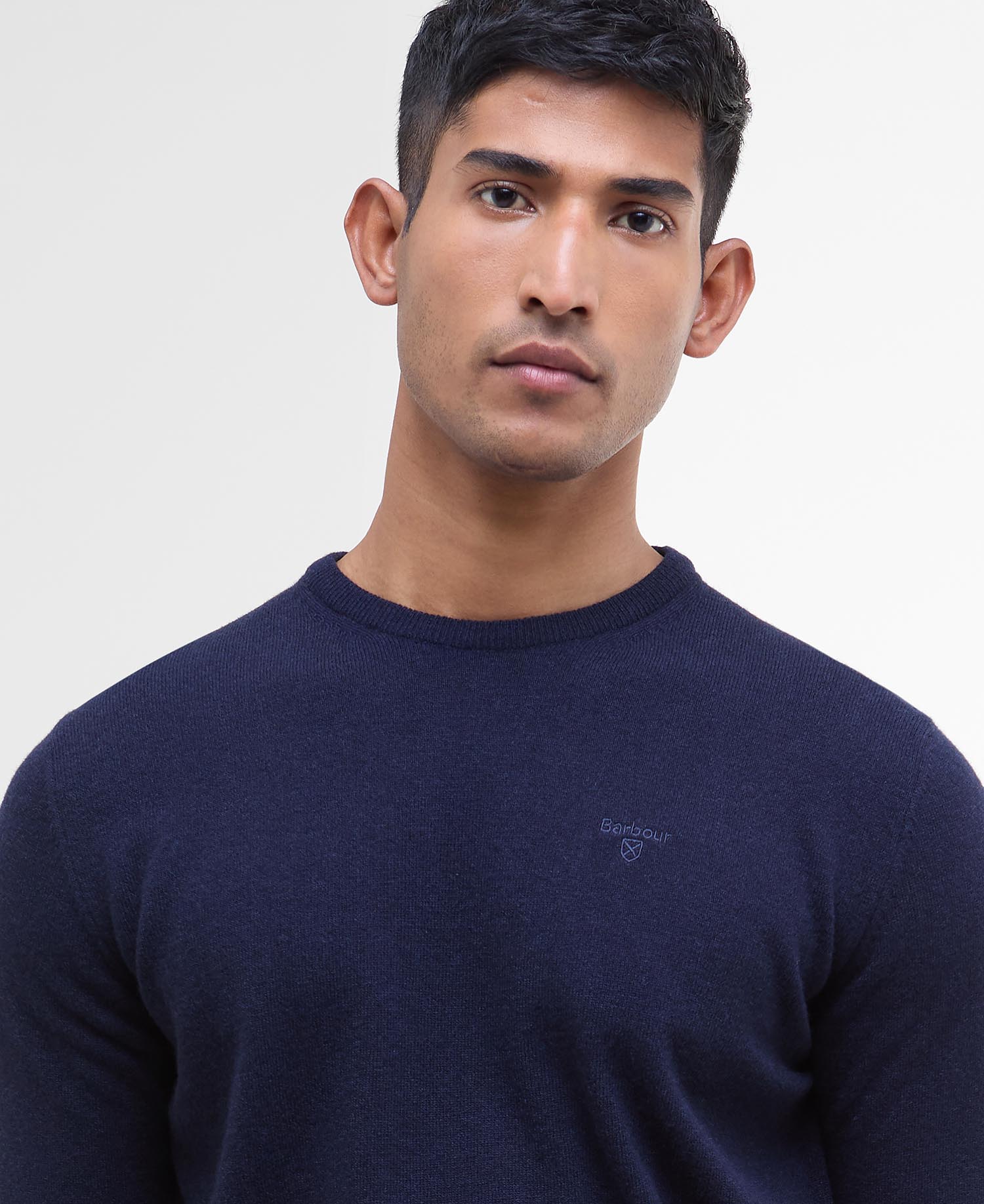 Barbour Ess Wool Crew Sweater NY71 Navy