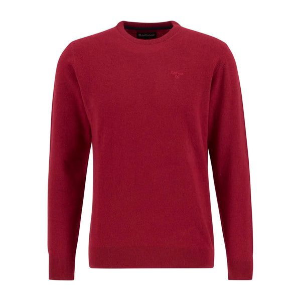 Barbour Ess Wool Crew Sweater RE32 Red