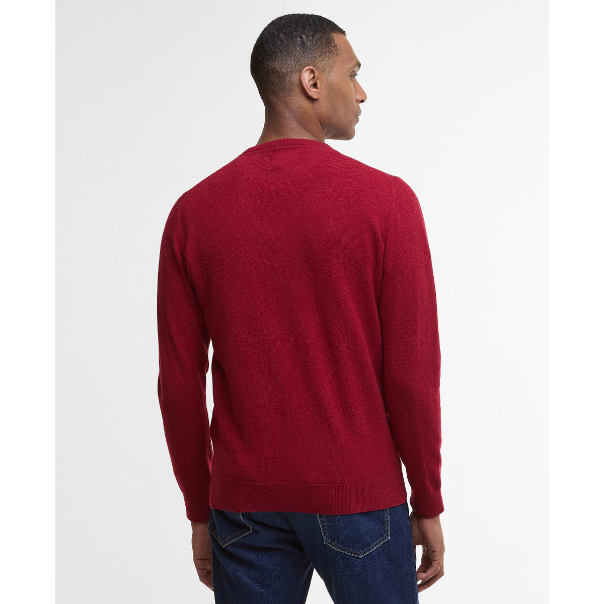 Barbour Ess Wool Crew Sweater RE32 Red