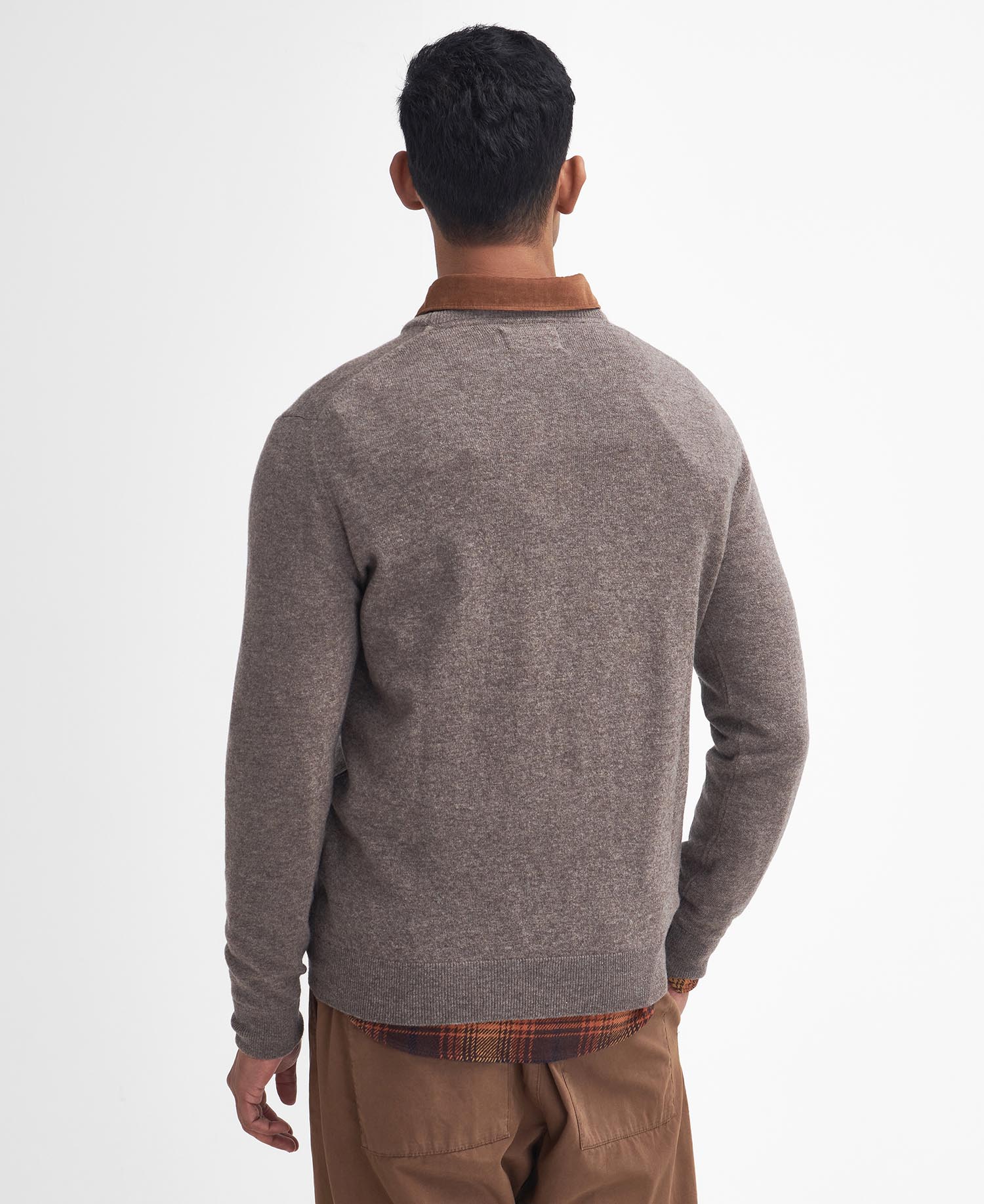 Barbour Ess Wool Crew Sweater ST71  Stone