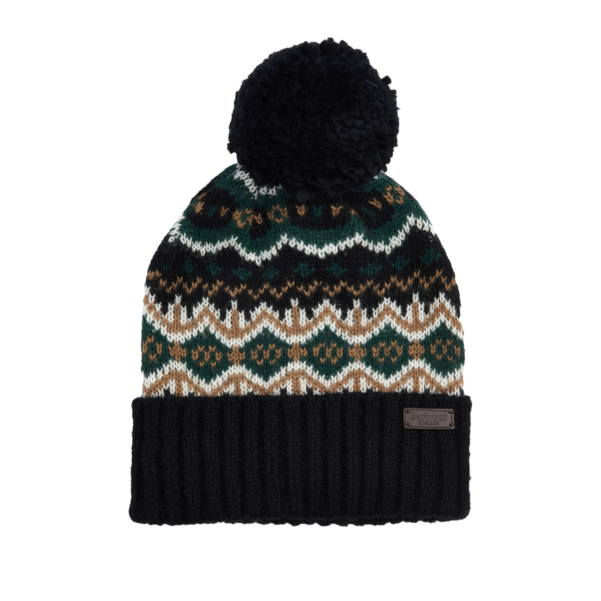 Barbour Fairisle Beanie TN23 Green Loch