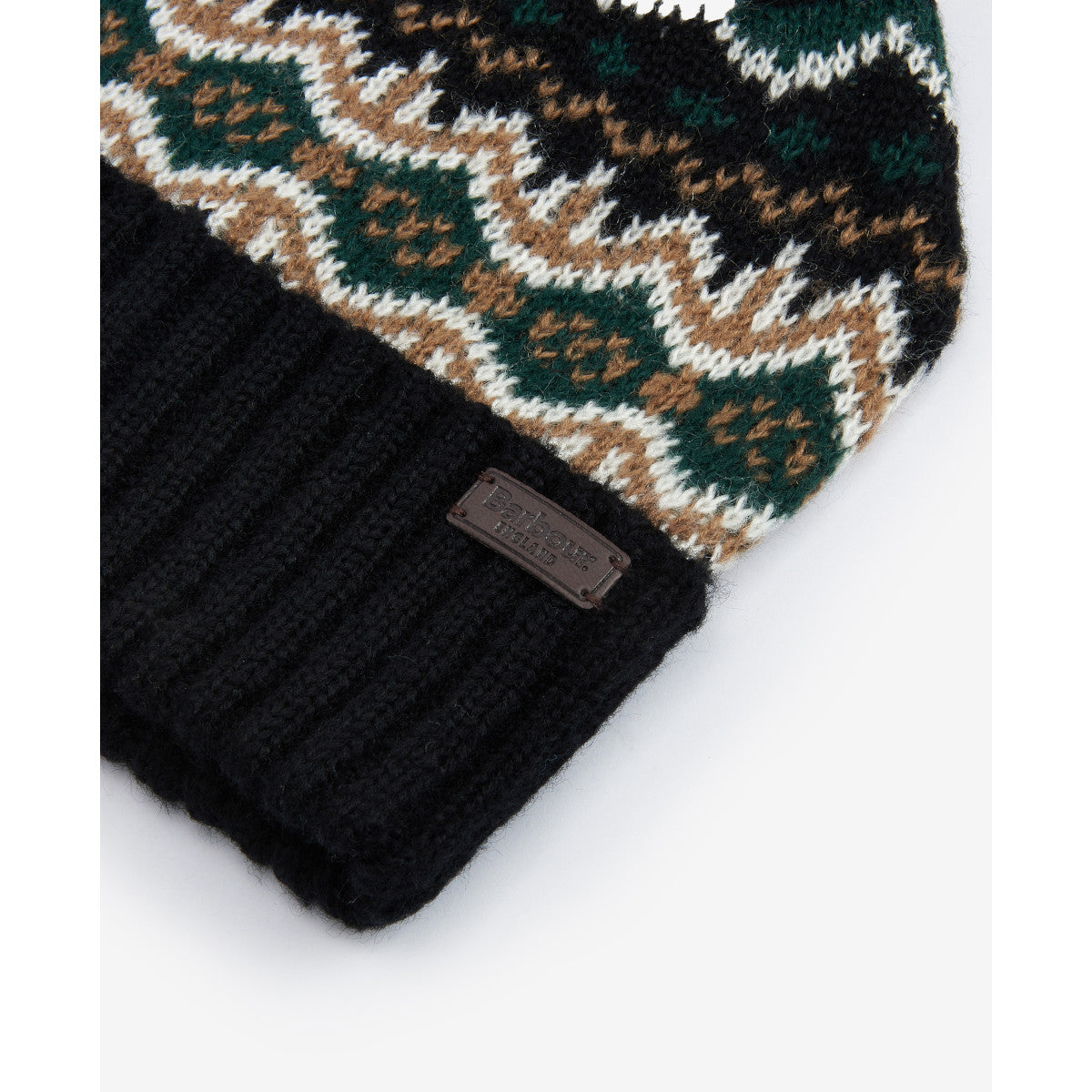 Barbour Fairisle Beanie TN23 Green Loch