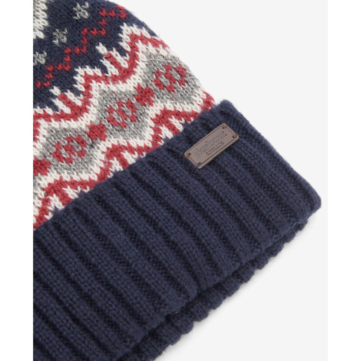 Barbour Fairisle Beanie TN27 Blue Granite