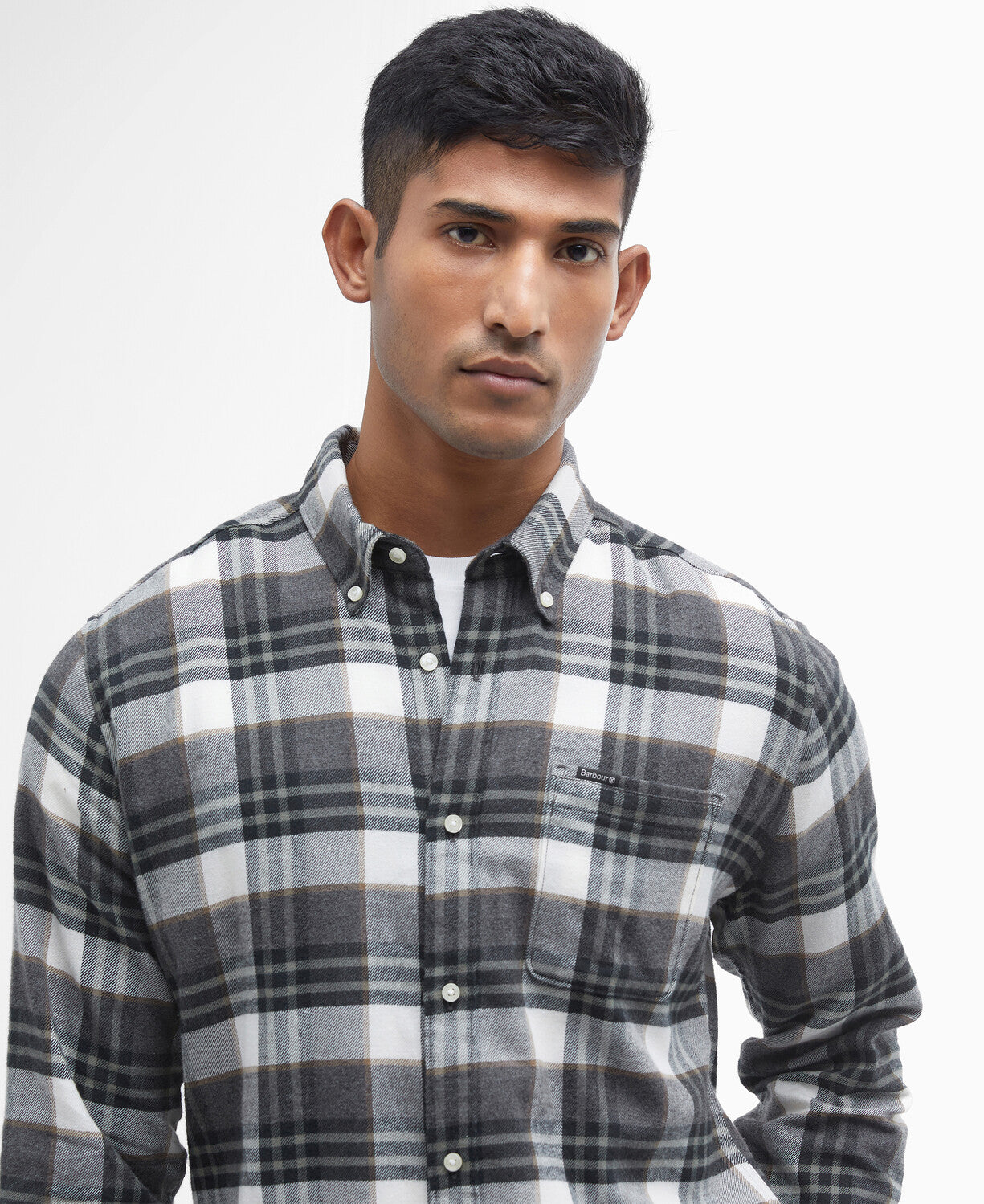 Barbour Fallbay Shirt GY52 Grey