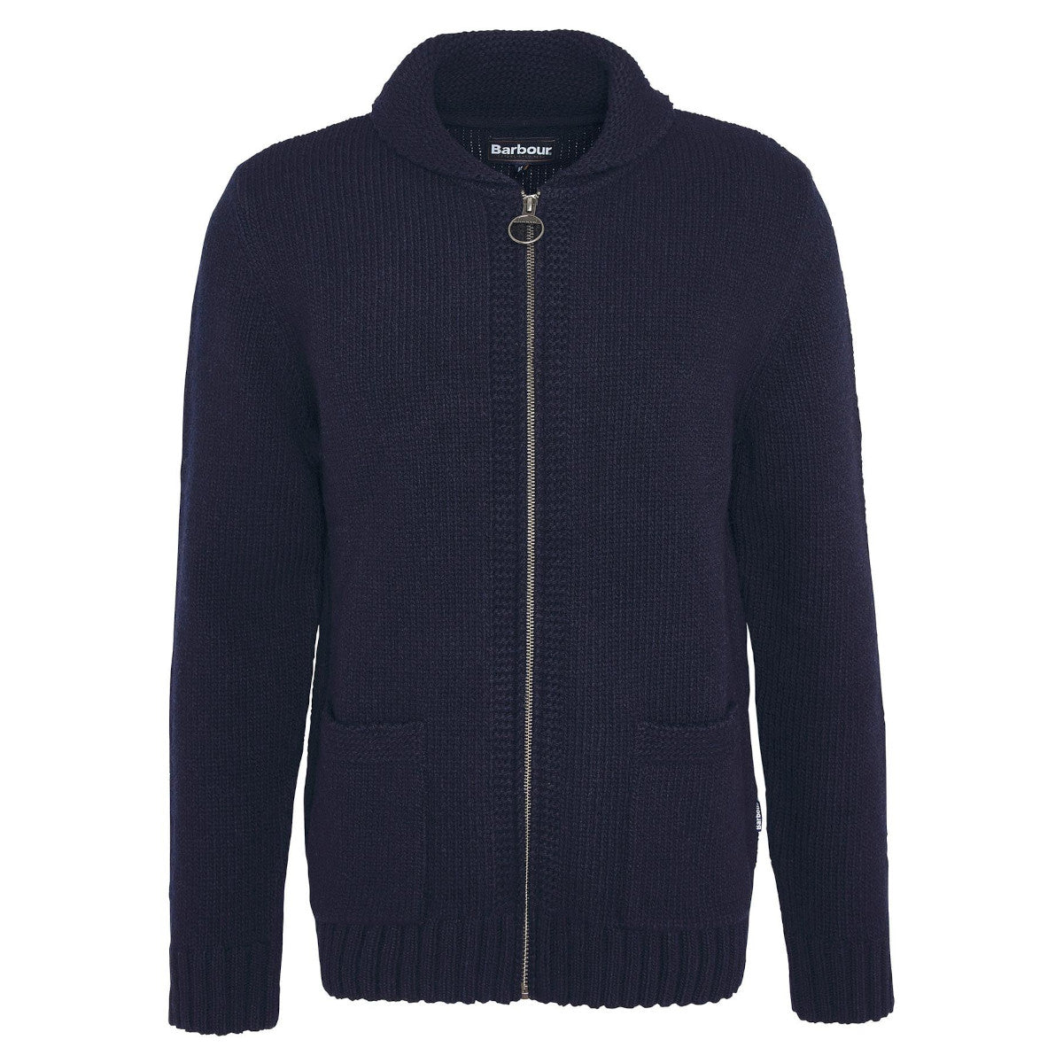 Barbour Felton Knit Zip Cardigan NY91 Navy Frank Bird